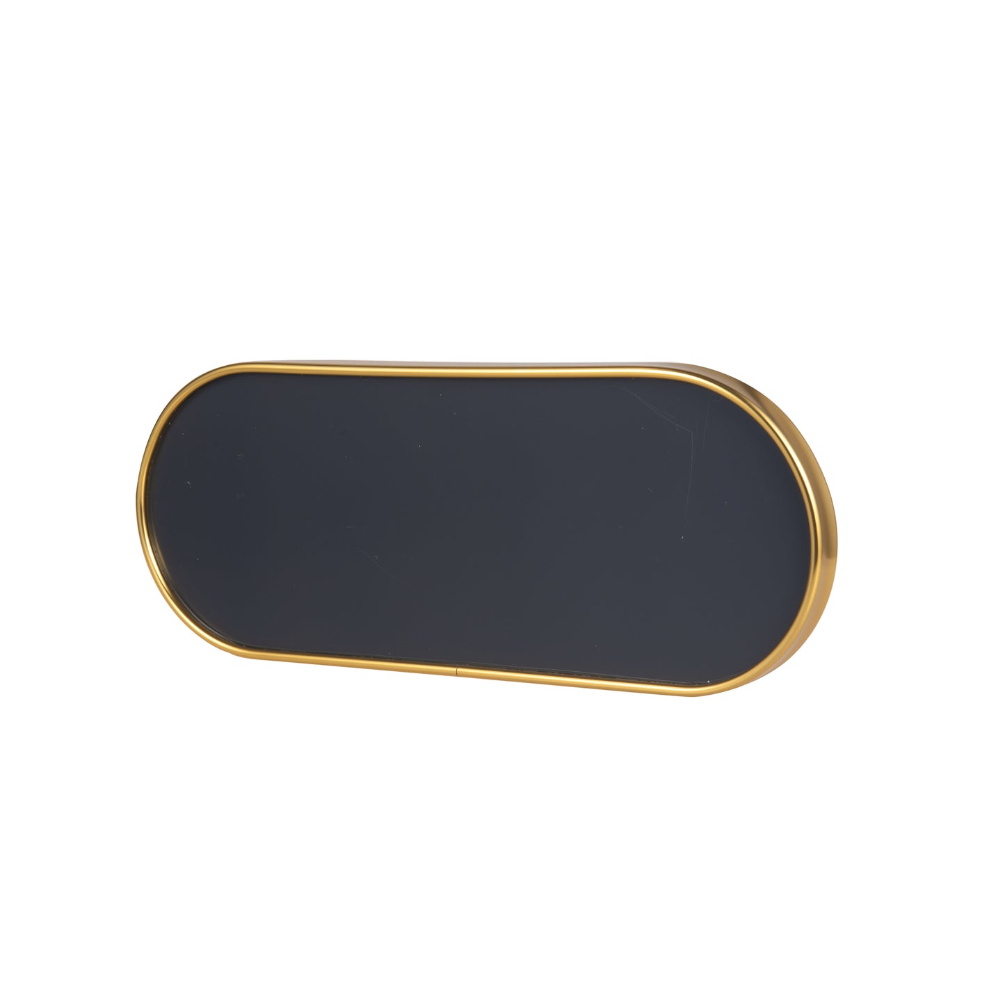 Feyarl Gold Mirror Oval Trinket Tray, Jewelry & Cosmetic Organizer, Decorative Display for Home Decor & Dresser