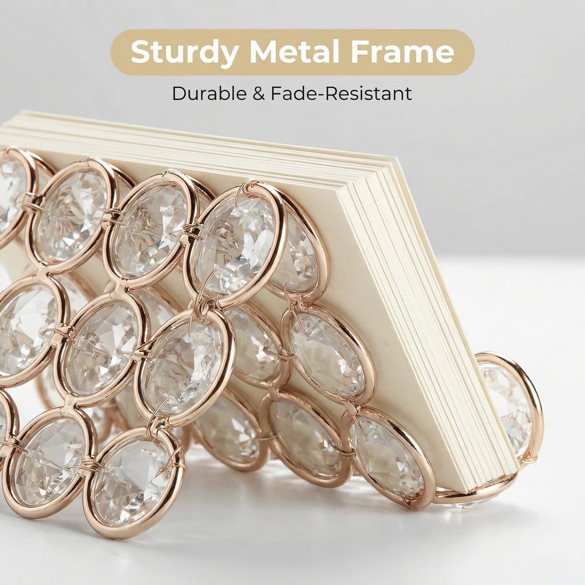 Card Holder Stand Featuring a Solid Metal Frame Construction for Stable Support and Reliable Weight Capacity