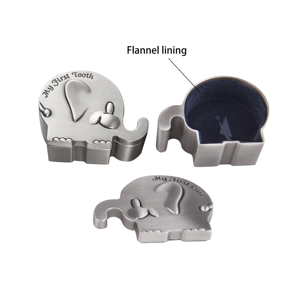 Kids Keepsake Box-Zinc Alloy-2.4inch-Silver-T