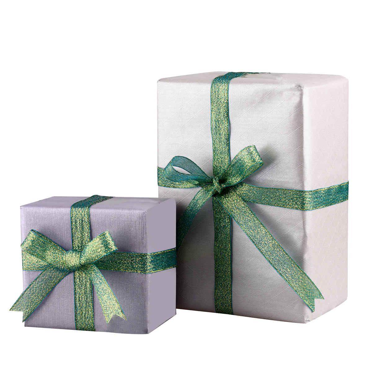 Feyarl Green Glitter Ribbon Used for Gift Wrapping with a Sparkling Finish for Elegant Present Decoration