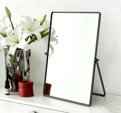 Vanity Mirror with a Minimalist Style Adding Practical Beauty Function to Everyday Home Spaces
